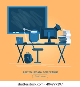 Vector detailed objects for education. Flat style vector illustration isolated on white background.