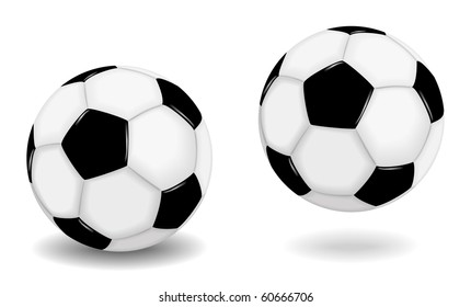 vector detailed soccer/football ball