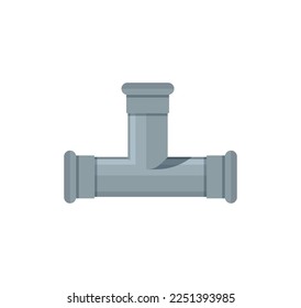 Vector details ware pipes system in flat style. Collection of water tube, plastic pipeline, filtres, gas valve, fittings, plumbing, faucet, sewage. Construction and industrial technology. Eps 10
