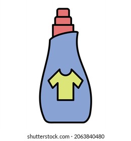 Vector Detergent Filled Outline Icon Design

