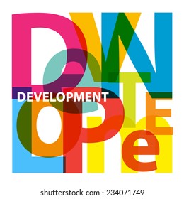 Vector development. Broken text
