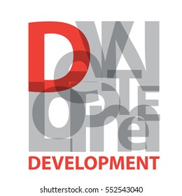 Vector development. Broken text