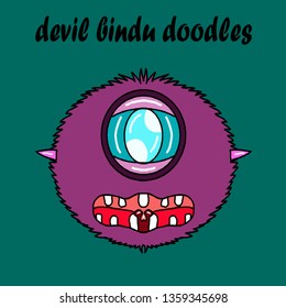 vector devil monsters 