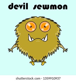 vector devil monsters