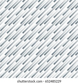 Vector diagonal halftone line pattern. Geometric background