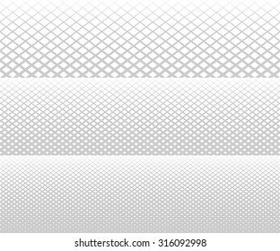 Vector diagonal lines. Cell. Gradient. Linear outline line art.