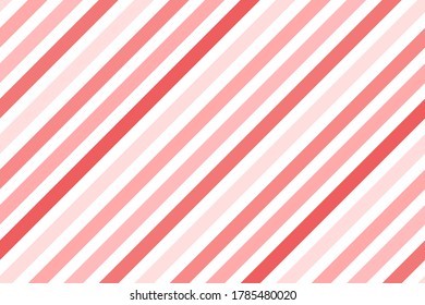Vector diagonal stripes pattern. Simple Christmas background