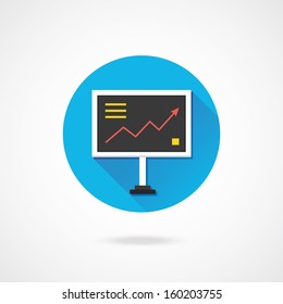 Vector Diagram Board Icon