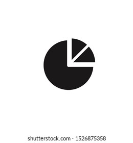 vector diagram icon symbol statistic on white background