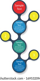 vector diagram infographics for presentations. business, marketing template chart and graphic. metaball identity branding backdrop. ui business concept