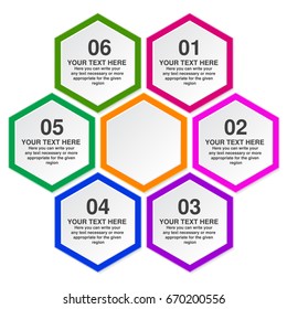 Vector diagram template for infographics. Diagrams for business presentations.