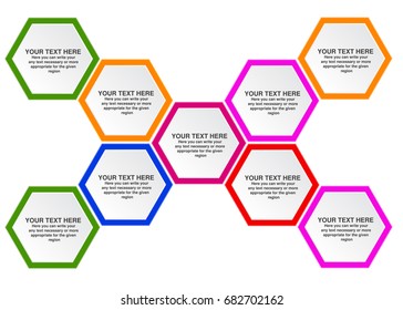 Vector diagram template for infographics. Diagrams for business presentations.