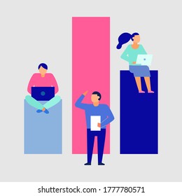 vector diagramming and human concept