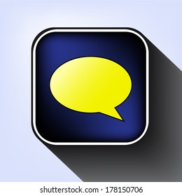 Vector Dialog button web icon
