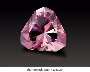 Vector diamond 10, vector illustration