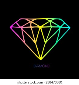 Vector diamond.