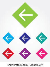 Vector Diamond Arrow Set 