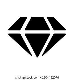 Vector Diamond Crystal Logo Isolated, Diamond Shape - Crystals Jewelry