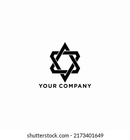 vector diamond design logo with modern style.