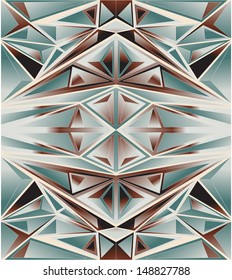 vector diamond green color pattern