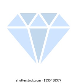 vector diamond illustration. crystal stone jewelry - expensive gift