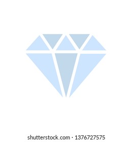 vector diamond illustration. crystal stone jewelry - expensive gift - Vector illustration