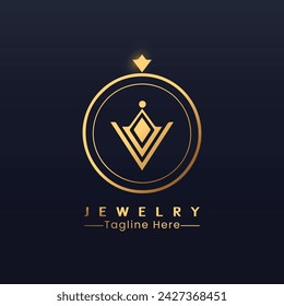 vector diamond jewelry logo vector design template