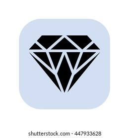 Vector of diamond. Logo. Business icon for the company jewelry / symbol. Vector illustration.
