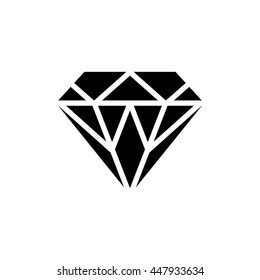 Vector of diamond. Logo. Business icon for the company jewelry / symbol. Vector illustration.