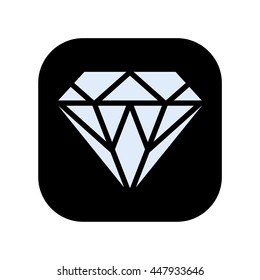 Vector of diamond. Logo. Business icon for the company jewelry / symbol. Vector illustration.
