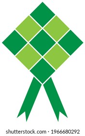 The vector of the diamond which is identical to the Eid al-Fitr. 
Suitable for icons, symbols and signs for a Muslim who celebrates Eid