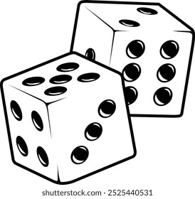 vector dice for design needs