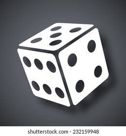 Vector dice icon