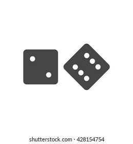 Vector dice icon.