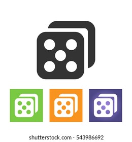 Vector dice icon