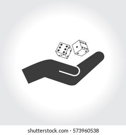 Vector dice icon