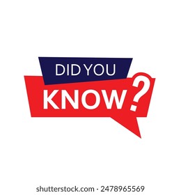 vector did you know banner design
