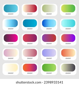 palette set different gradient