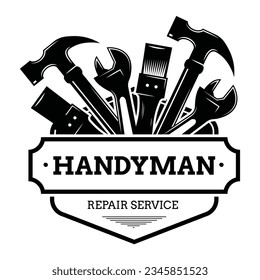 
vector different handyman logo and design