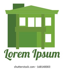 Vector Different Stylish Abstract House Icons