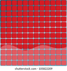 Vector differential background texture of artificial mosaic tiles multi colors arranged