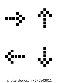 Vector Digital Arrow Set