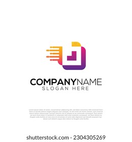 Vector digital B letter logo. Creative logo inspiration