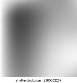 Digitaler, schwarz-dunkler, unscharfer Hintergrund des Vektors. Silber Leere, trendige, unscharfe Textur. einfarbiger, grauer weißer Aquarell Farbverlauf-Hintergrund. Minimal metallisches Flüssiges Aluminium Gradient Mesh.