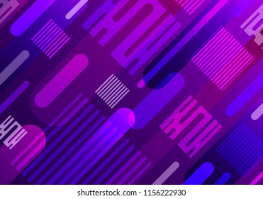 vector digital colorful modern geometric overlap pattern background collection for brochure banner and publication
