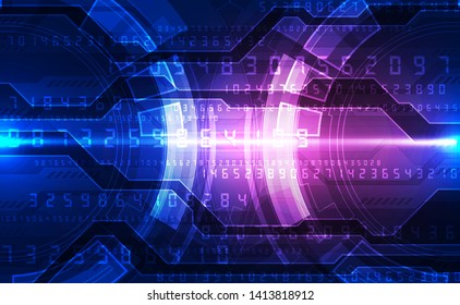vector digital futuristic technology concept, abstract background illustration
