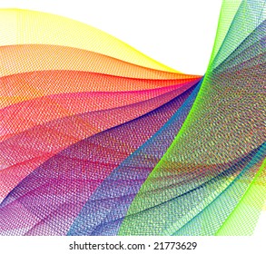 VECTOR Digital Generated Rainbow Absract Background