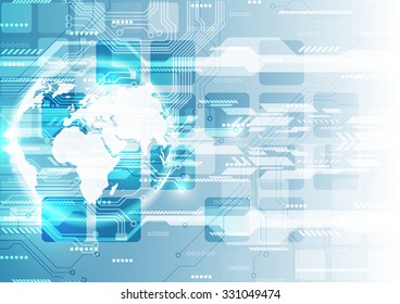 vector digital global technology, abstract background