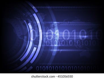 vector digital global technology, abstract background