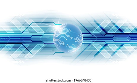 vector digital global technology concept, abstract background illustration